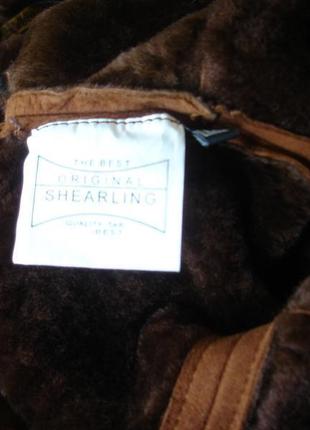 Натуральная дубленка (мех тасканы) "original shearling" 46-48 р туречки9 фото