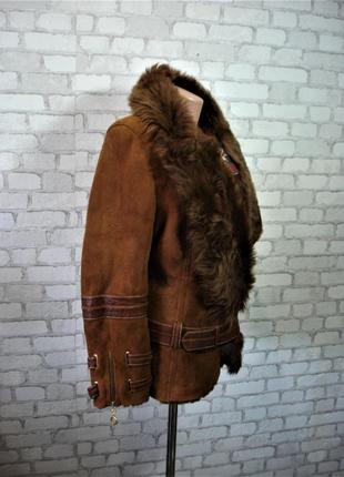 Натуральная дубленка (мех тасканы) "original shearling" 46-48 р туречки3 фото