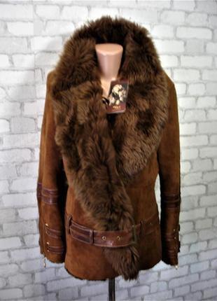 Натуральная дубленка (мех тасканы) "original shearling" 46-48 р туречки4 фото