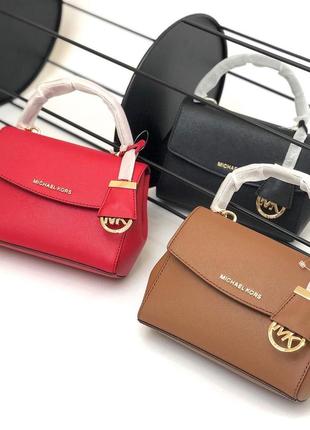 Сумка брендовая michael kors ava extra-small crossbody кожа оригинал на подарок2 фото