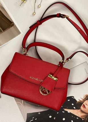 Сумка брендовая michael kors ava extra-small crossbody кожа оригинал на подарок1 фото