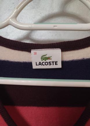 Шерстяная кофта джемпер lacoste6 фото