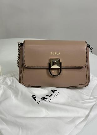 Сумка брендовая furla circe small crossbody кожа оригинал на подарок женщине/ девушке