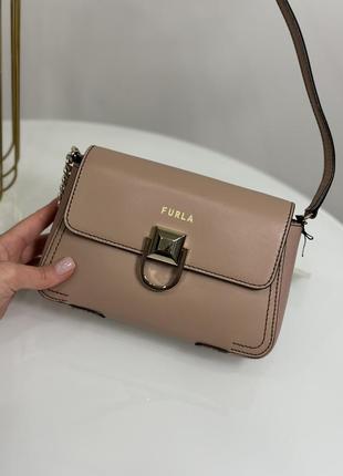 Сумка брендовая furla circe small crossbody кожа оригинал на подарок женщине/ девушке4 фото