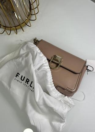 Сумка брендовая furla circe small crossbody кожа оригинал на подарок женщине/ девушке5 фото