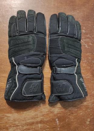 Шкіряні зимові мото перчатки рукавиці hipora thinsulate1 фото