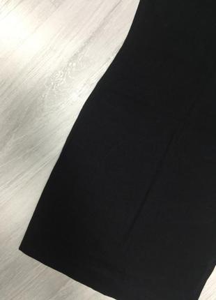 Базовые чёрное облегающие платье2 фото