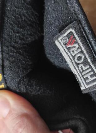 Кожаные зимние мото перчатки варежки hipora thinsulate2 фото