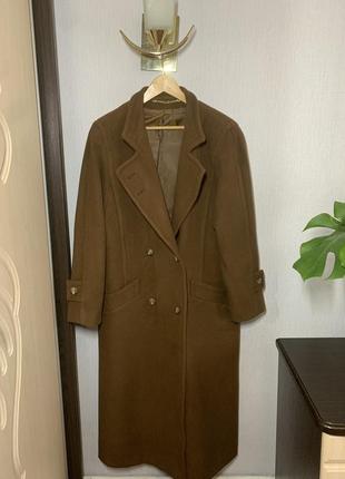 Стильное шерстяное пальто оверсайз goldex4 фото