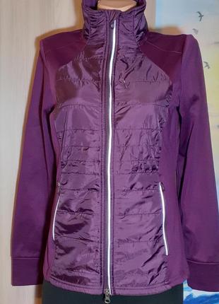 Женская комбинированная беговая куртка