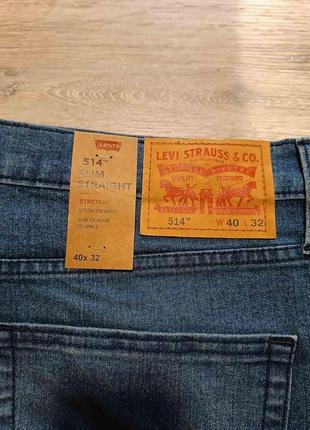 Крутые джинсы levis 514 slim straight оригинал8 фото