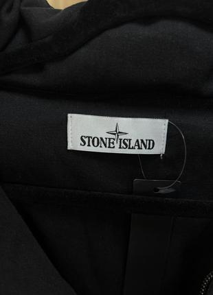 Куртка ветровка stone island x supreme black6 фото