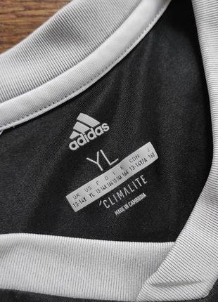 Adidas спортивна футболка, футбольна, з лампасами3 фото