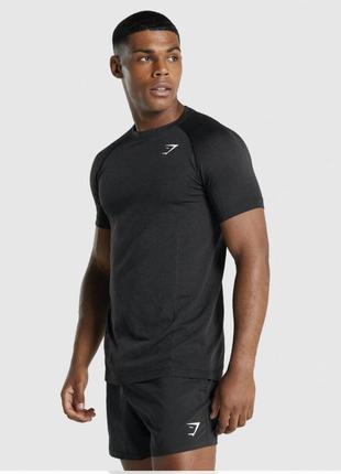 Спортивная футболка gymshark темно серая