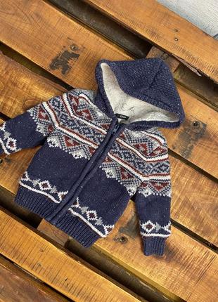Детская кофта (свитер, худи) с узорами george (джордж 12-18 мес 80-86 см идеал оригинал разноцветная)