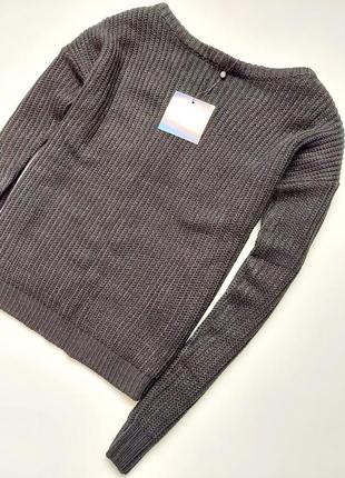 Чорна в'язана кофта/светр 6