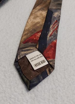 Качественный стильный брендовый галстук marks&amp;spencer 100% silk3 фото