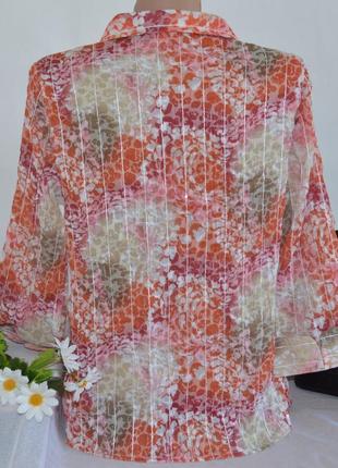 Брендовая блуза damart коттон бисер2 фото