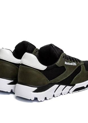 Чоловічі кросівки літні сітка reebok classic green