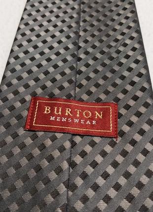 Качественный стильный элегантный брендовый галстук burton made in u.k.7 фото