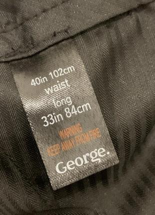 Брюки классические george мужские брюки черные7 фото