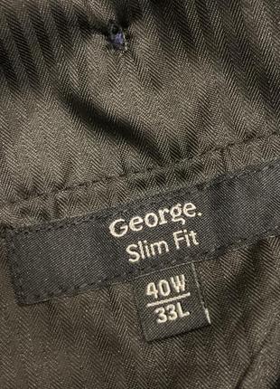 Брюки классические george мужские брюки черные6 фото