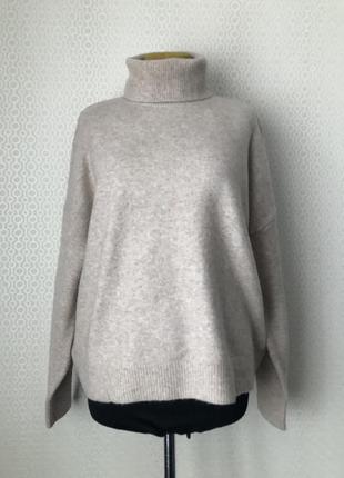 Стильный трендовый теплый свитер оверсайз от h&m, размер  xl (l-3xl)2 фото