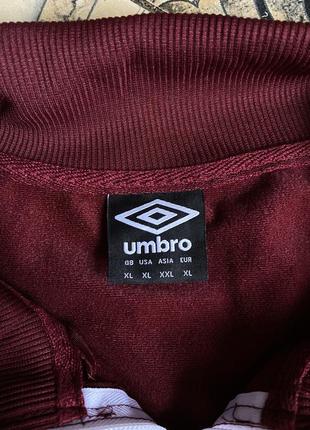 Мужская кофта лонгслив олимпийка реглан umbro на лампасах4 фото