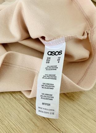 Качественный нюдовый топ с открытыми плечами asos3 фото