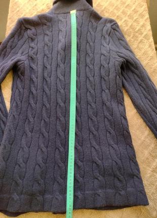 Чоловічий кардиган светр polo ralph lauren cable knit шерсть ягняти.9 фото
