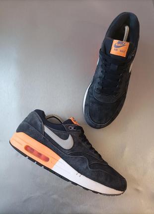 Кросівки nike air max 1 dark obsidian atomic orange4 фото