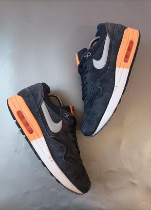 Кросівки nike air max 1 dark obsidian atomic orange5 фото