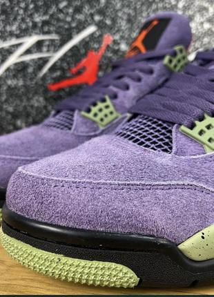 Кроссовки nike air jordan 4 iv "canyon purple”3 фото