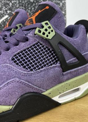 Кроссовки nike air jordan 4 iv "canyon purple”4 фото