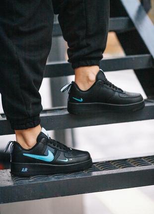 Кросівки nike air force black3 фото