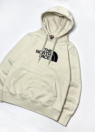 Идеальное состояние бежевое худи с флисом the north face2 фото