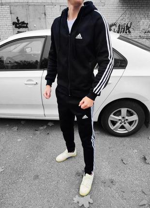 Зимний мужской спортивный костюм adidas2 фото