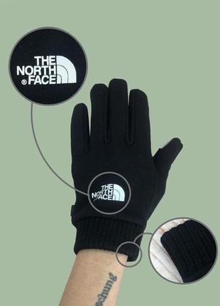 Рукавицы чёрные the north face windwall etip glove