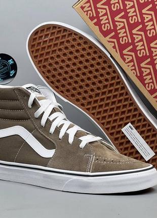 Нові кеди vans sk8 hi кеды ванс кроссовки замшевые