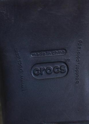 Суперудобные замшевые сапоги ботинки от crocs оригинал5 фото
