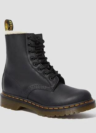 Супер цена! urban ботинки dr. martens 21797001-1460 serena black burnished на меху унисекс2 фото