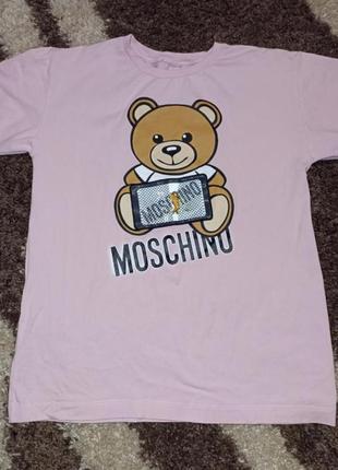 Футболка moschino p.s-m1 фото