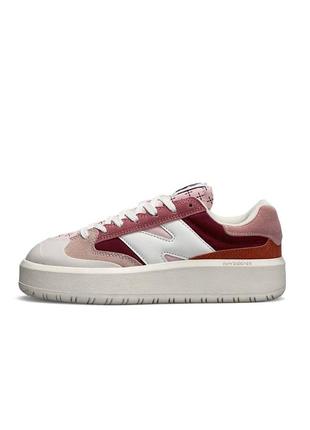 Женские кроссовки new balance ct302 burgundy pink haze1 фото