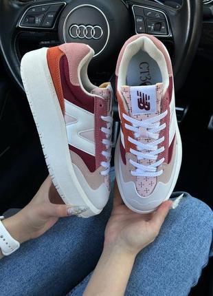 Женские кроссовки new balance ct302 burgundy pink haze8 фото