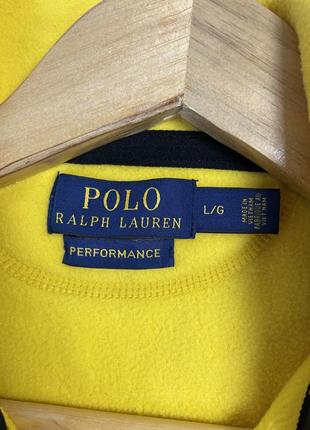 Флисовый лонгслив polo ralph lauren 1/3 zip fleece3 фото