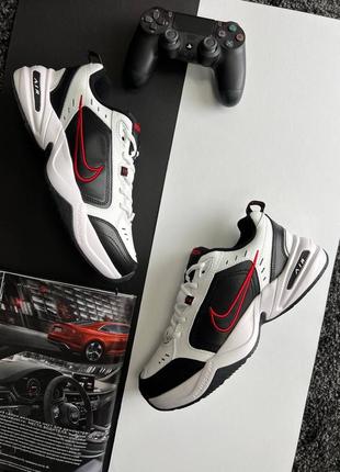 Мужские кроссовки gray nike air max monarch 4 / найк / демисезонные / обувь / весенние, летние, осенние / кожа / черные, белые, серые