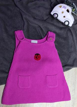 Теплий сарафан, тепла сукня, плаття на 3-6 місяців,