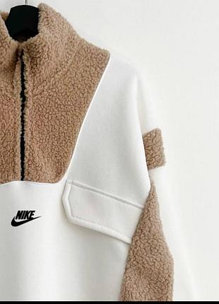 Плюшева кофта nike 2