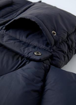 Тепла куртка синя zara р.98, 1106 фото