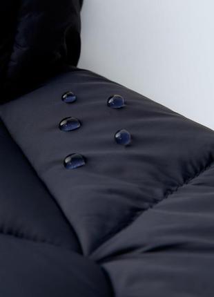 Тепла куртка синя zara р.98, 1105 фото